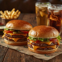 Double Smash Burger Box